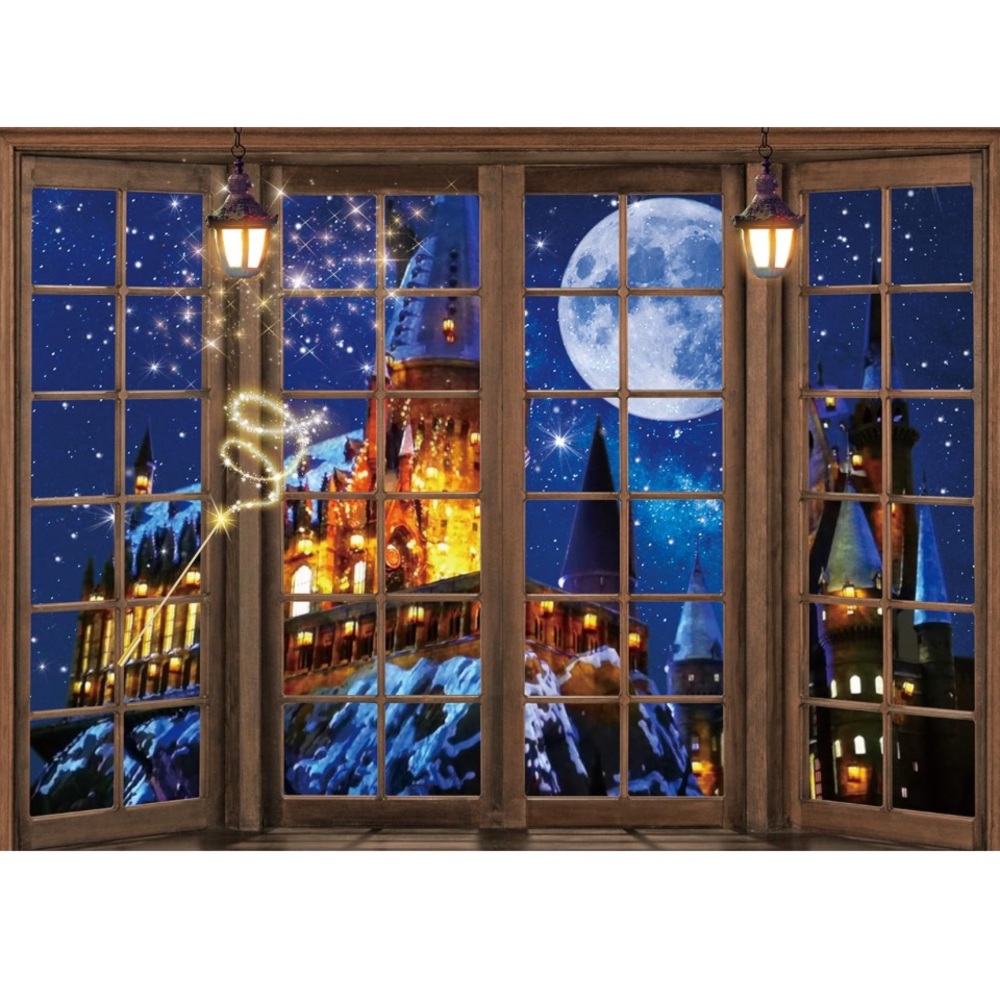 ~New Magical Castle Window Backdrop~